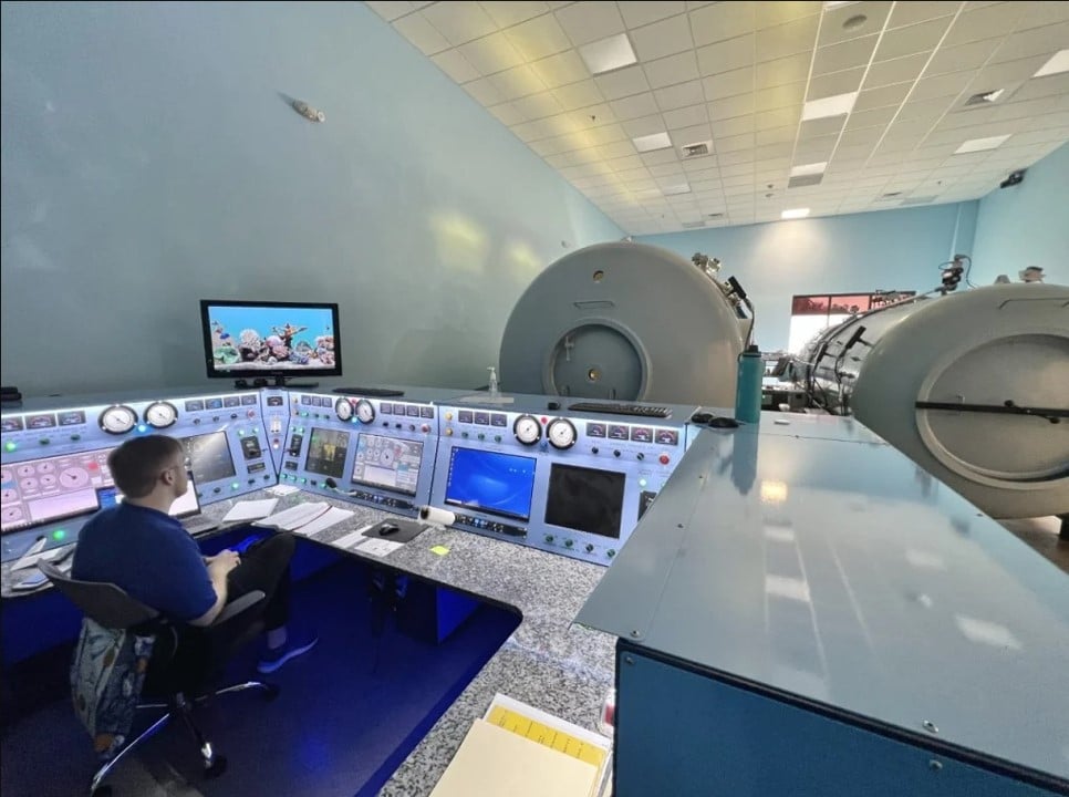 HBOT facility located in RDU HBOT Chambers