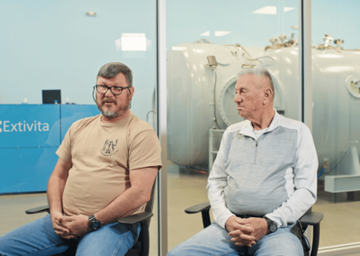 Houle Sr. and Jr.’s HBOT Experience